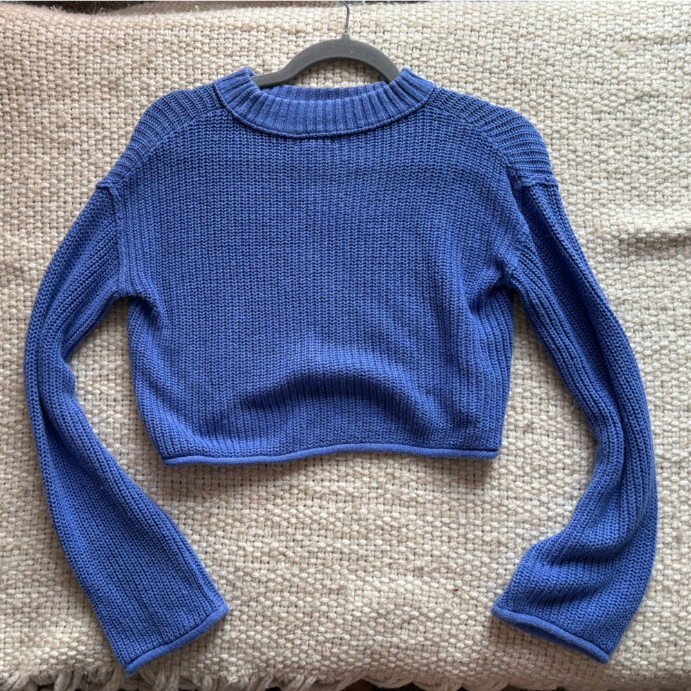 Wild Fable Vibrant Blue Knit Top